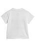  image of adidas-originals-infantsnbspshort-t-shirt-set-whiteblue