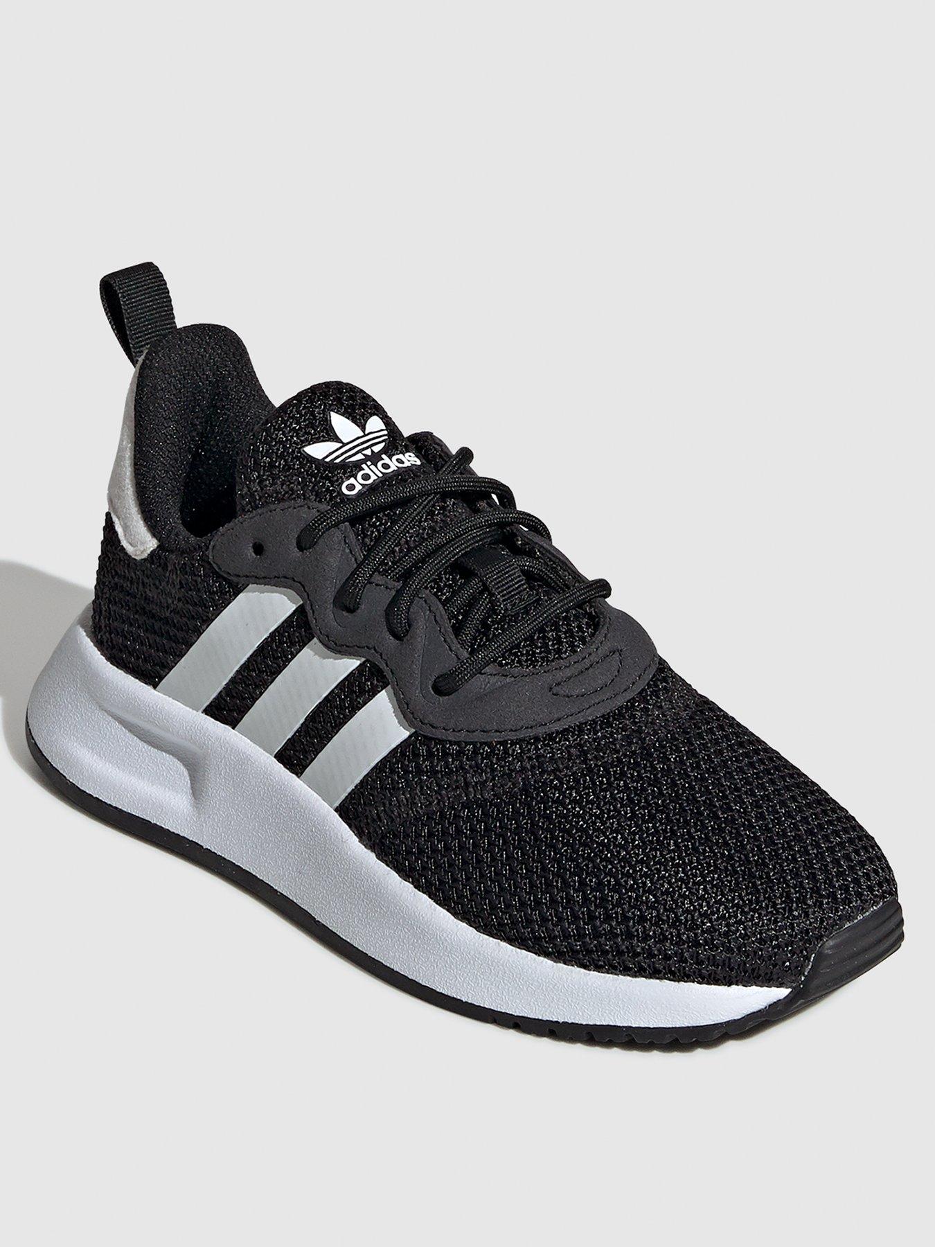 adidas black childrens trainers