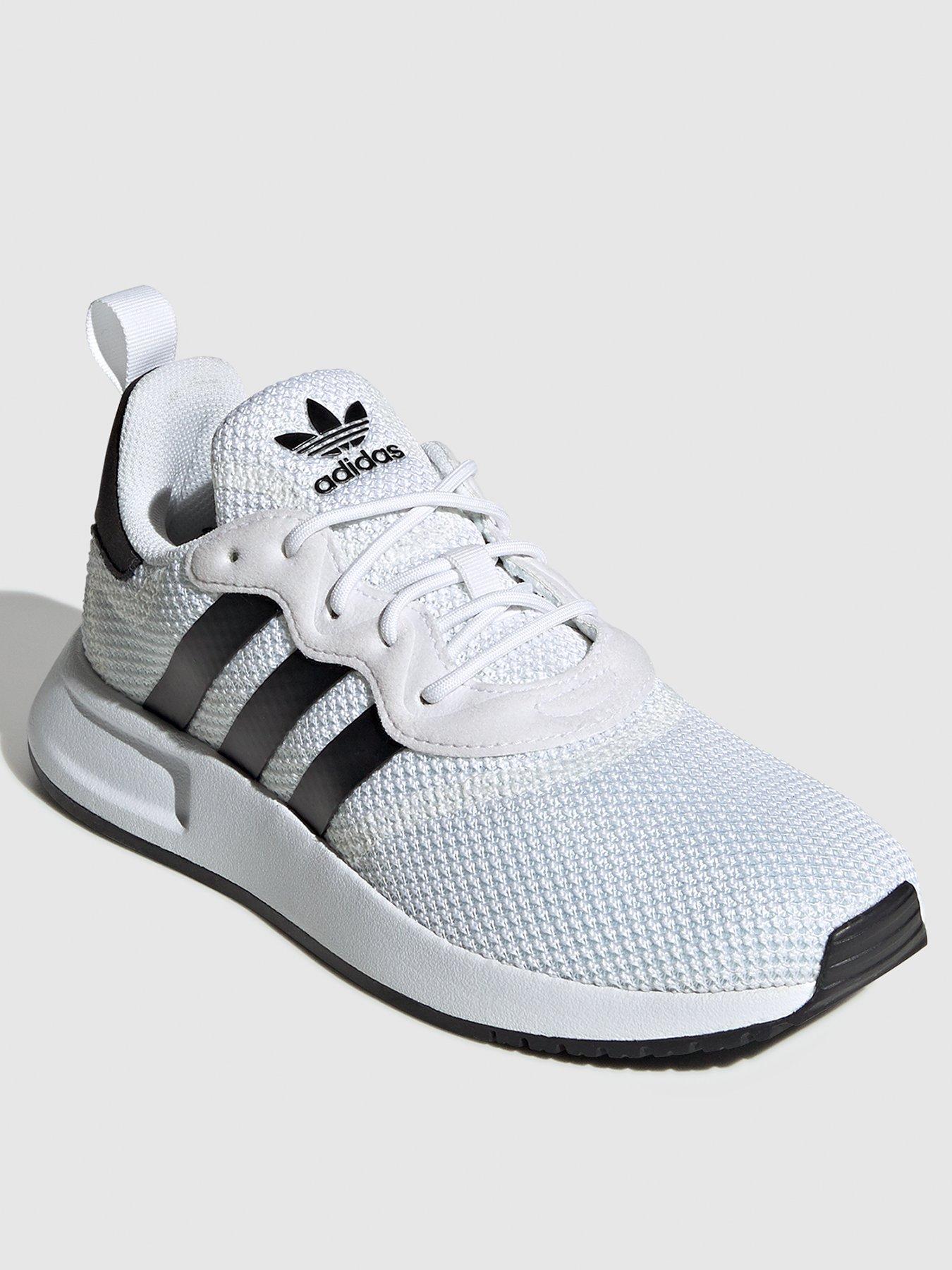 adidas black and white x_plr trainers