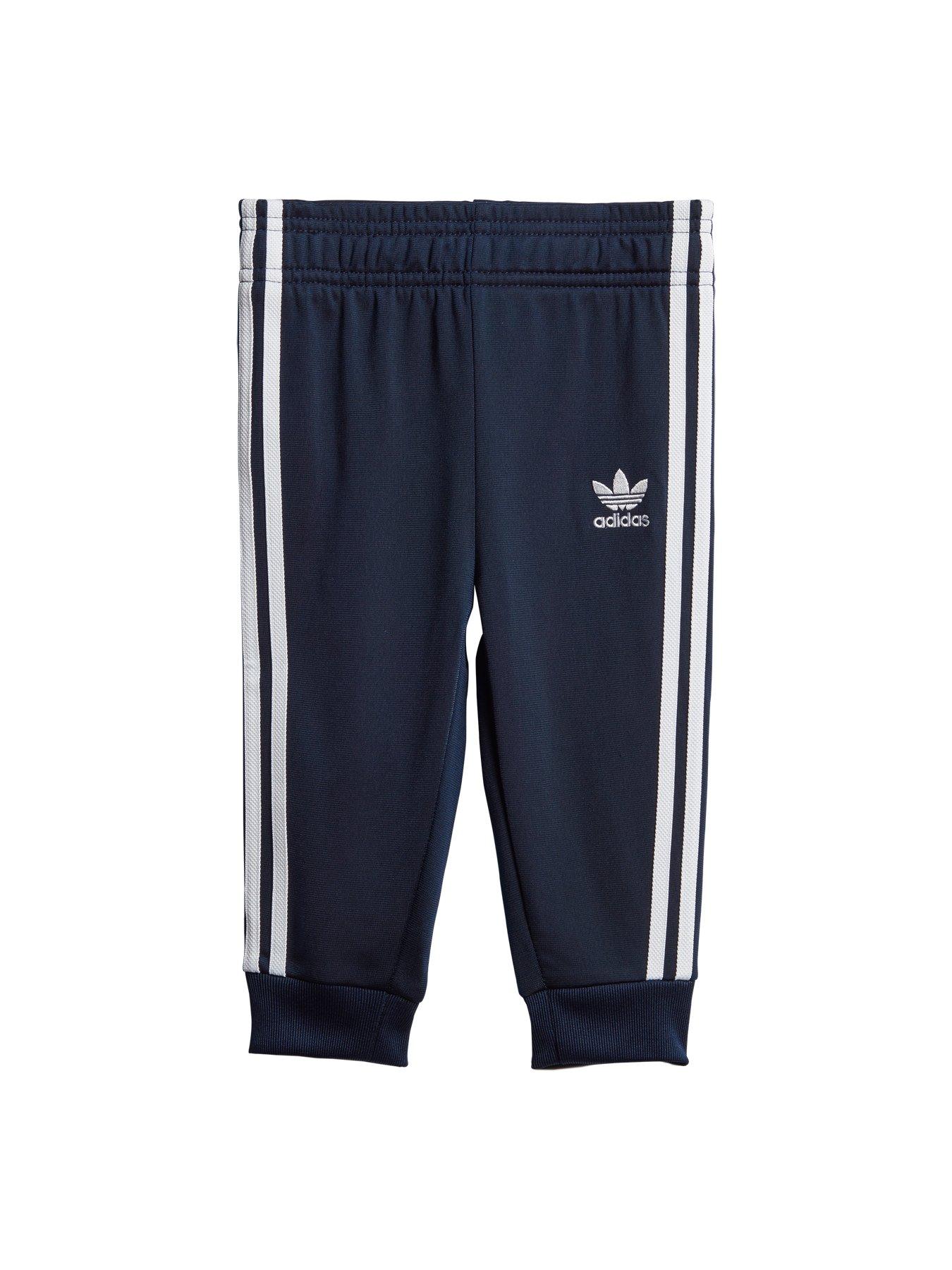 navy adidas sst tracksuit