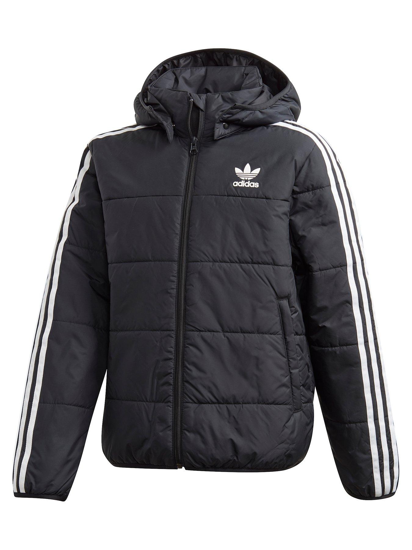 adidas black padded jacket