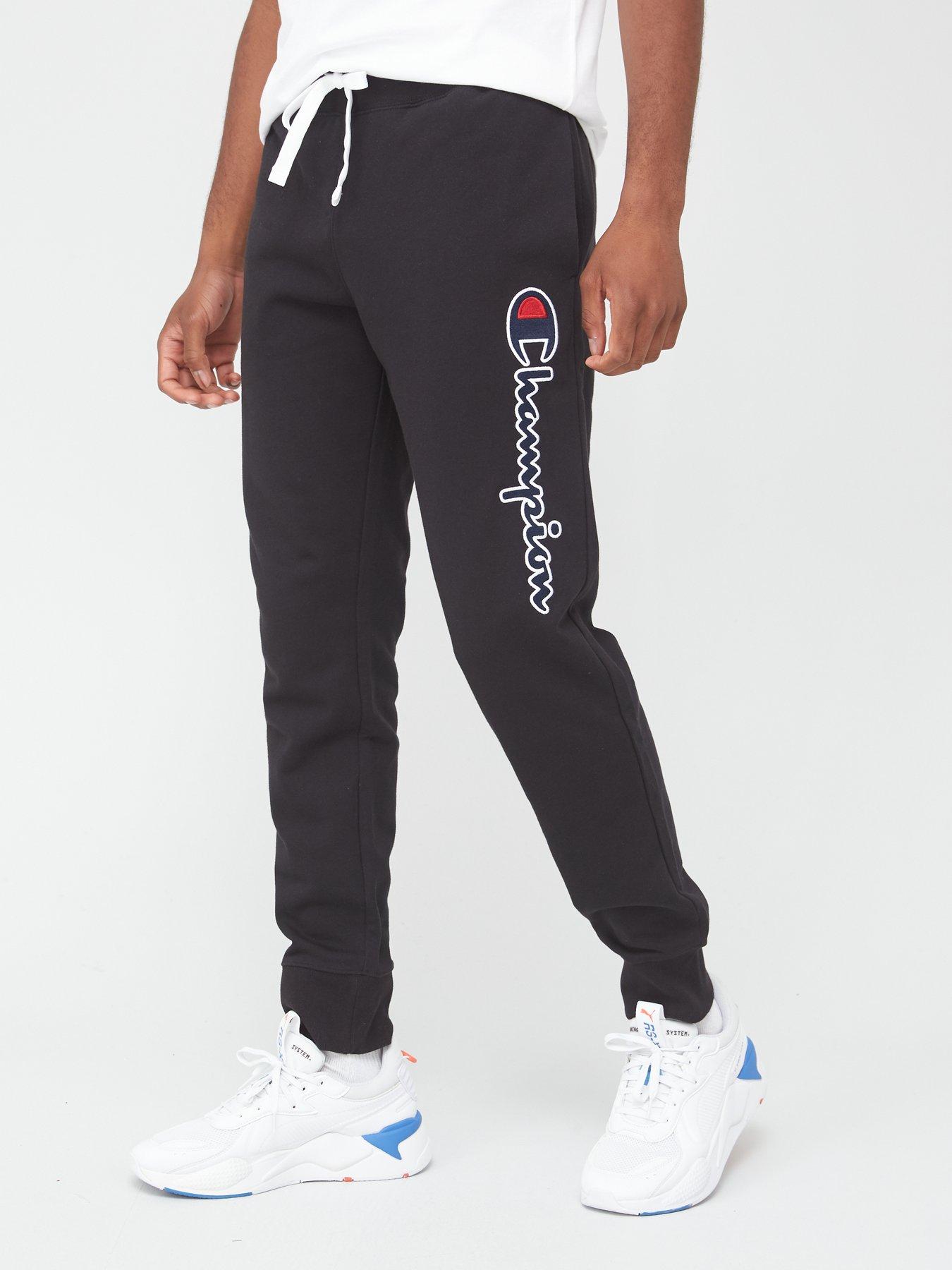 champion logo joggers