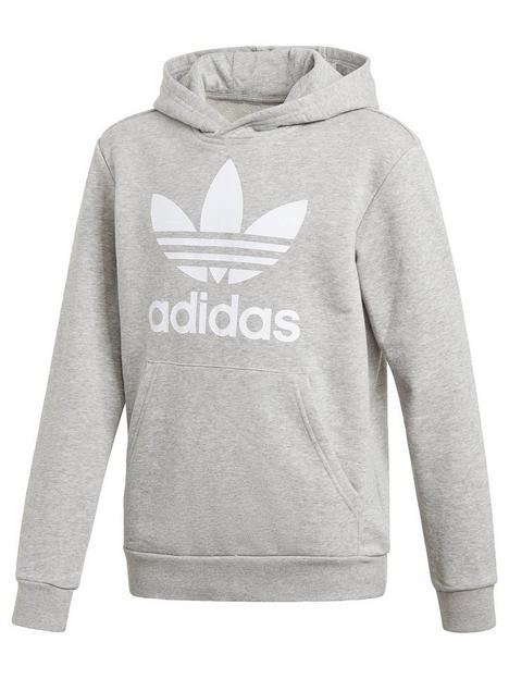 adidas-originals-trefoil-hoodie-grey-heather