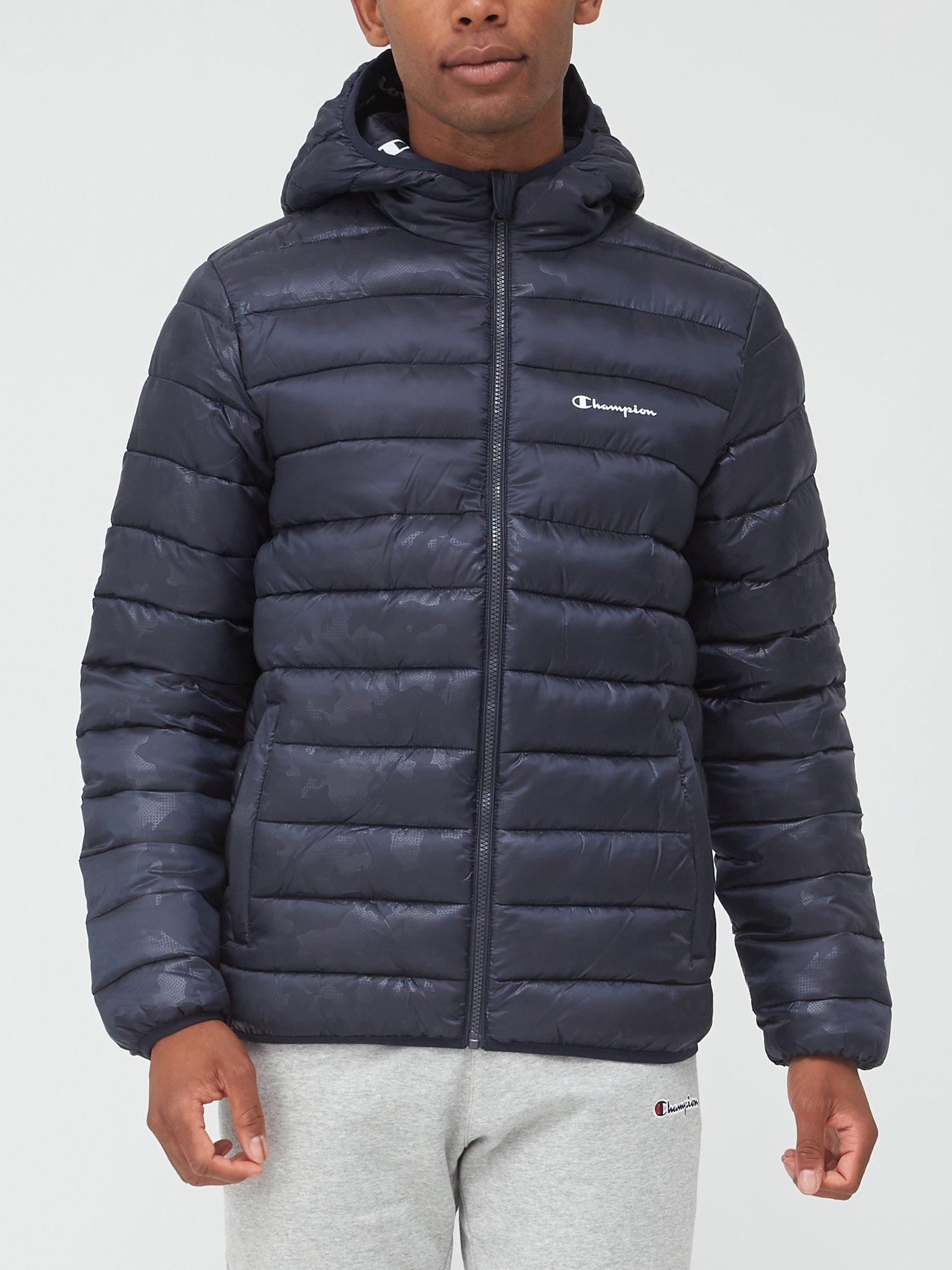 champion jacket mens navy