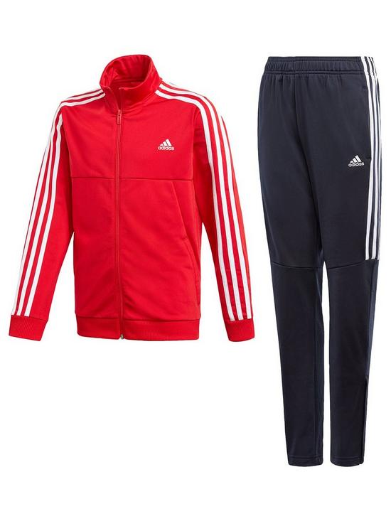 front image of adidas-boys-tironbsptracksuitnbsp--red