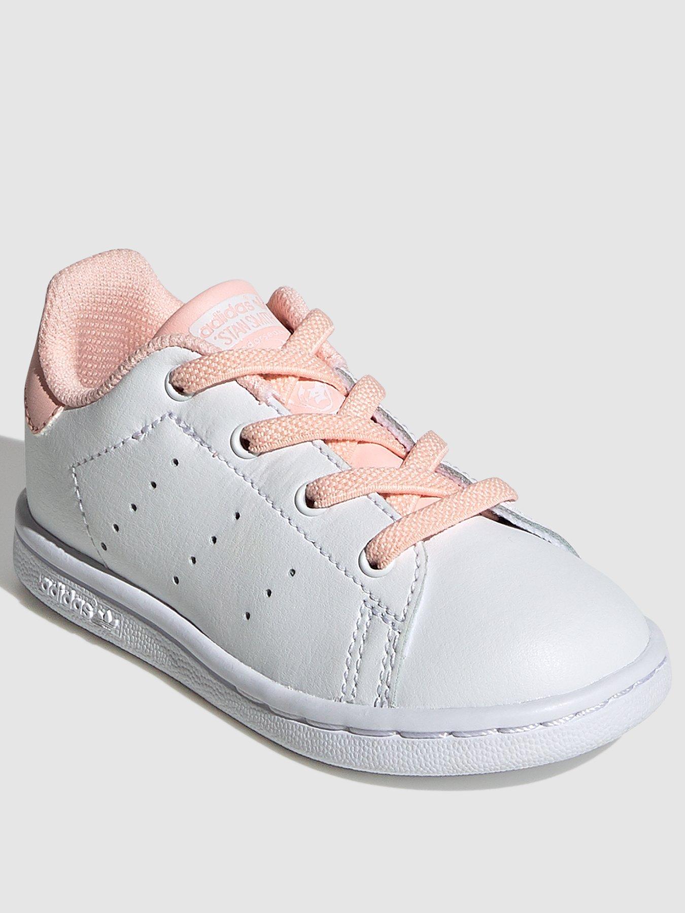 pink adidas baby trainers