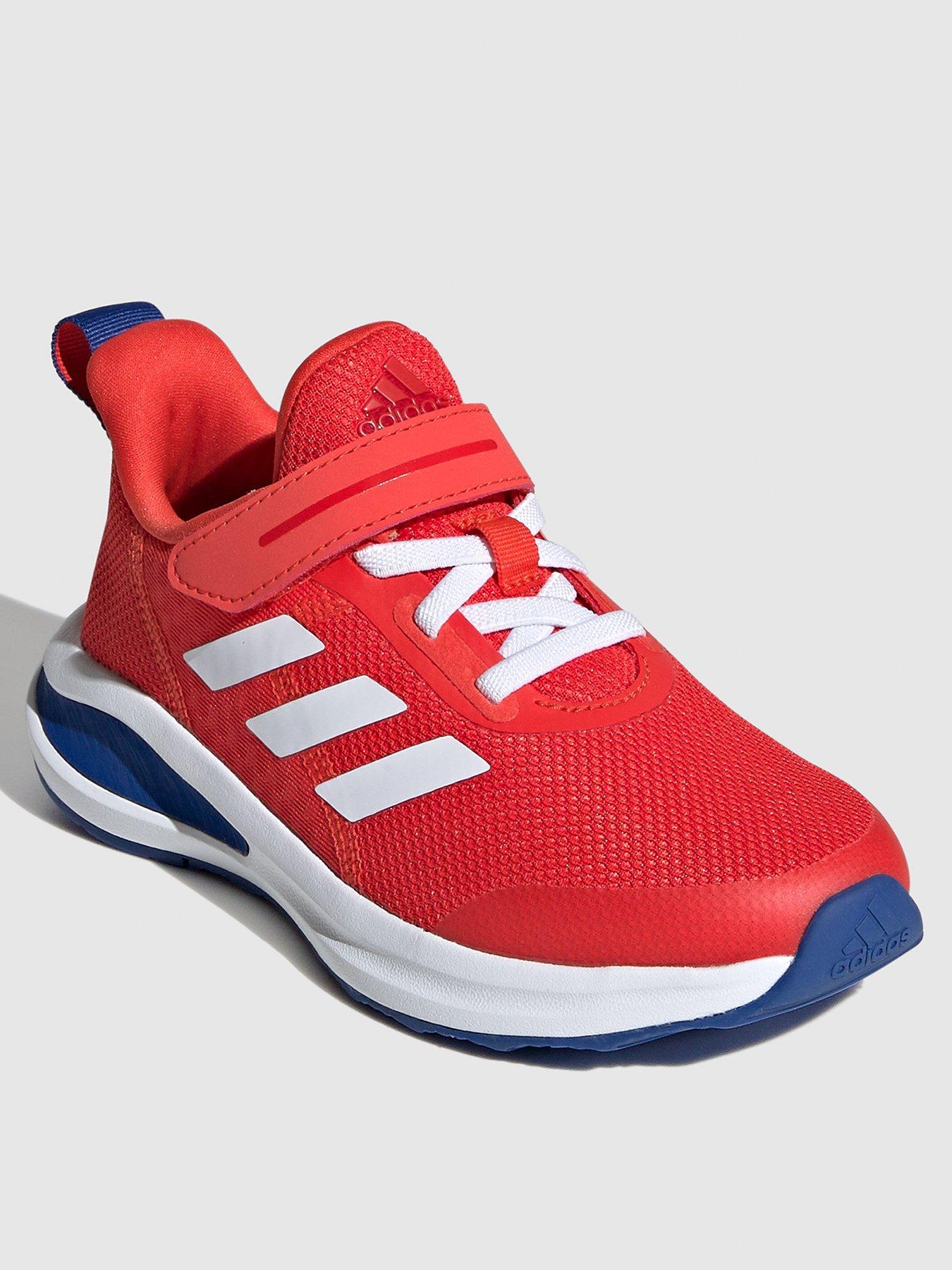 childrens red adidas trainers