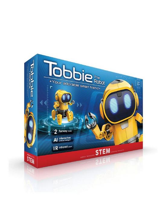front image of tobbie-the-robot