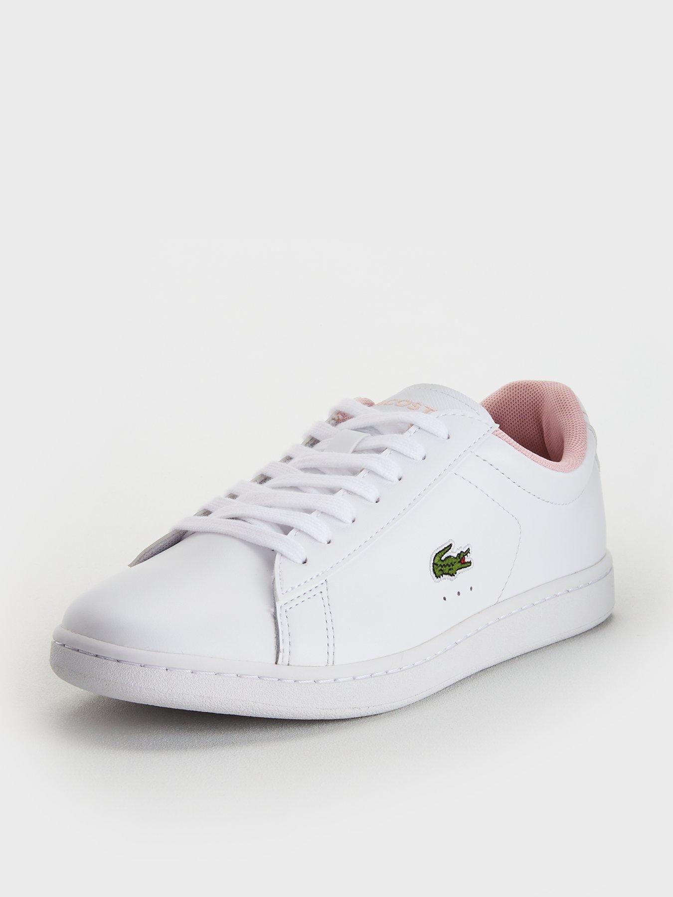 white womens lacoste trainers