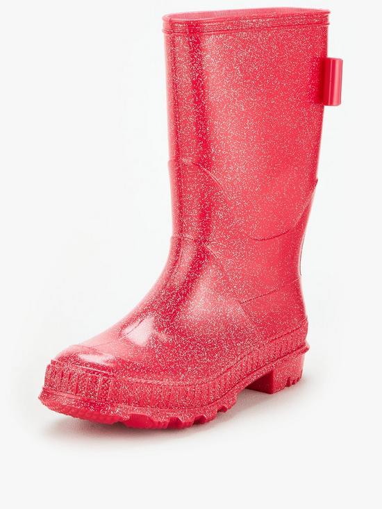 front image of v-by-very-girls-wellie-pink
