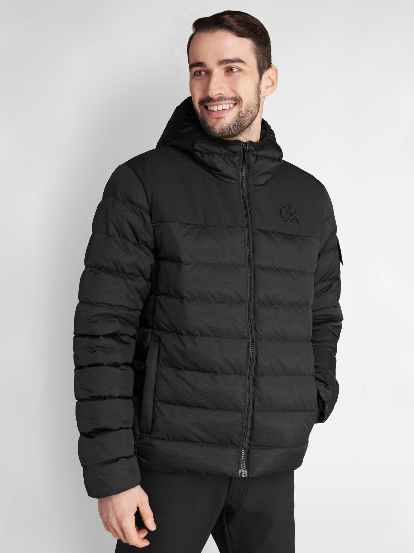 calvin klein golf padded jacket