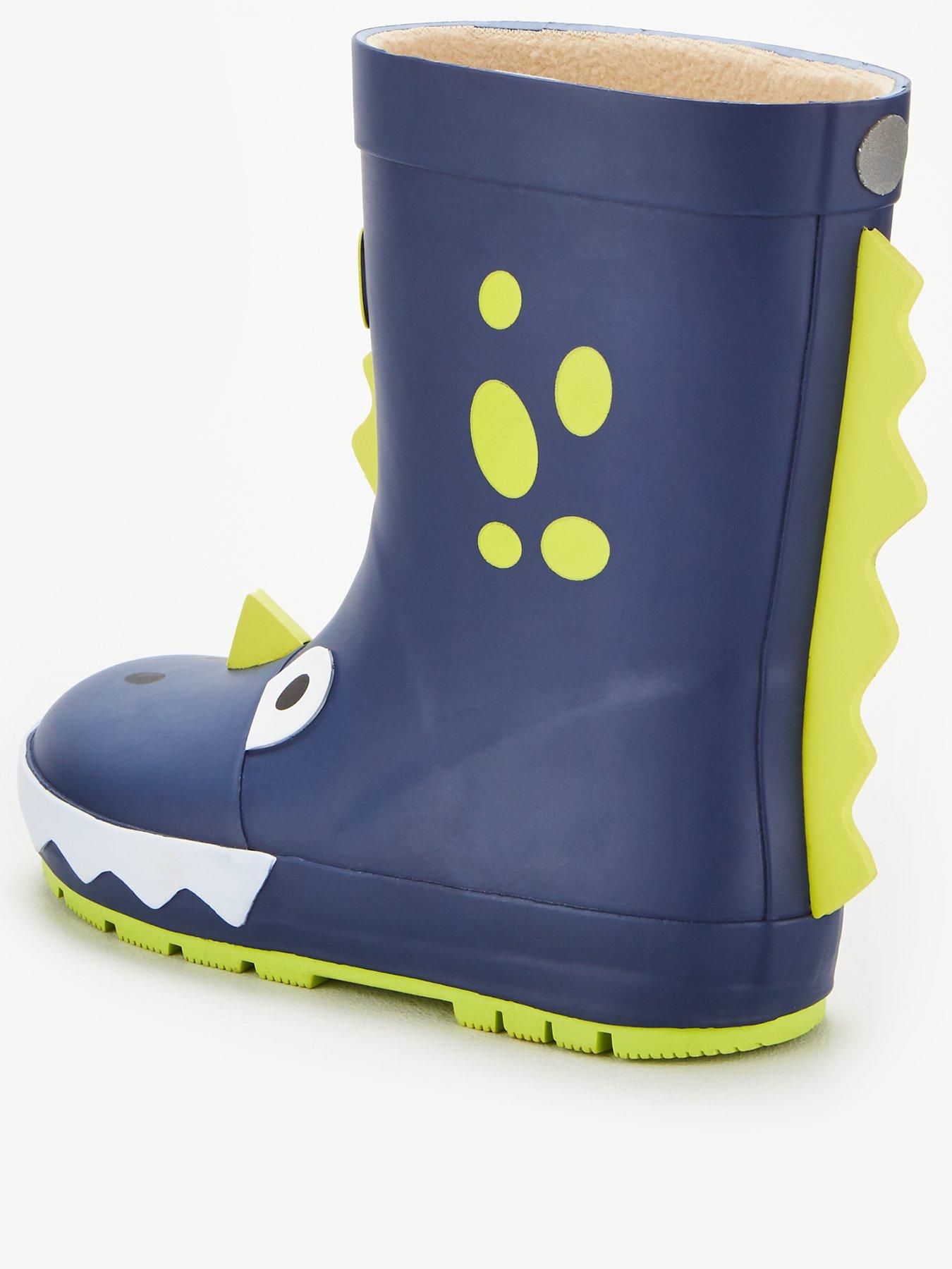 Everyday Toezone Boys Dino Wellie - Navy 