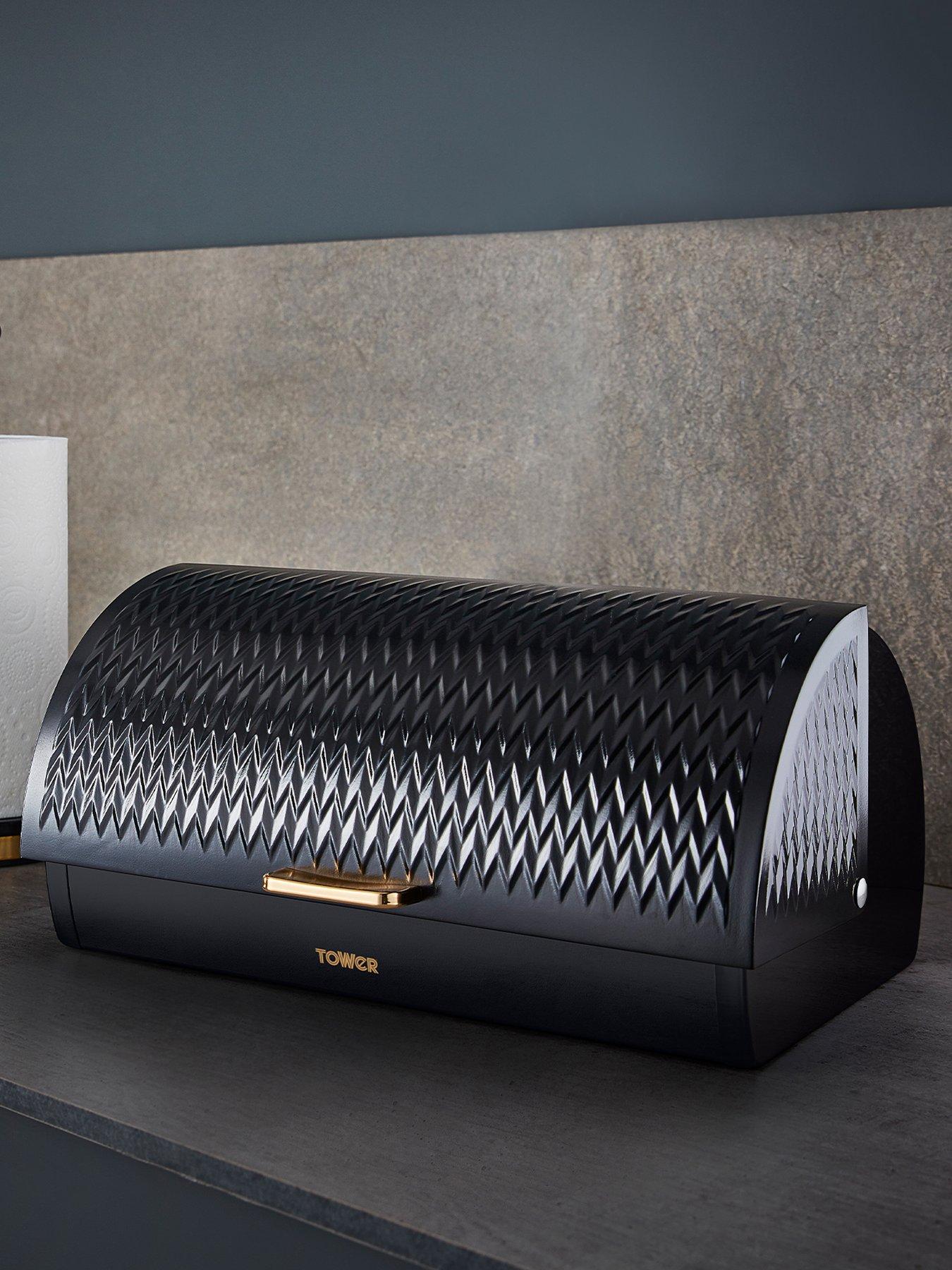 Tower Empire Bread Bin – Black