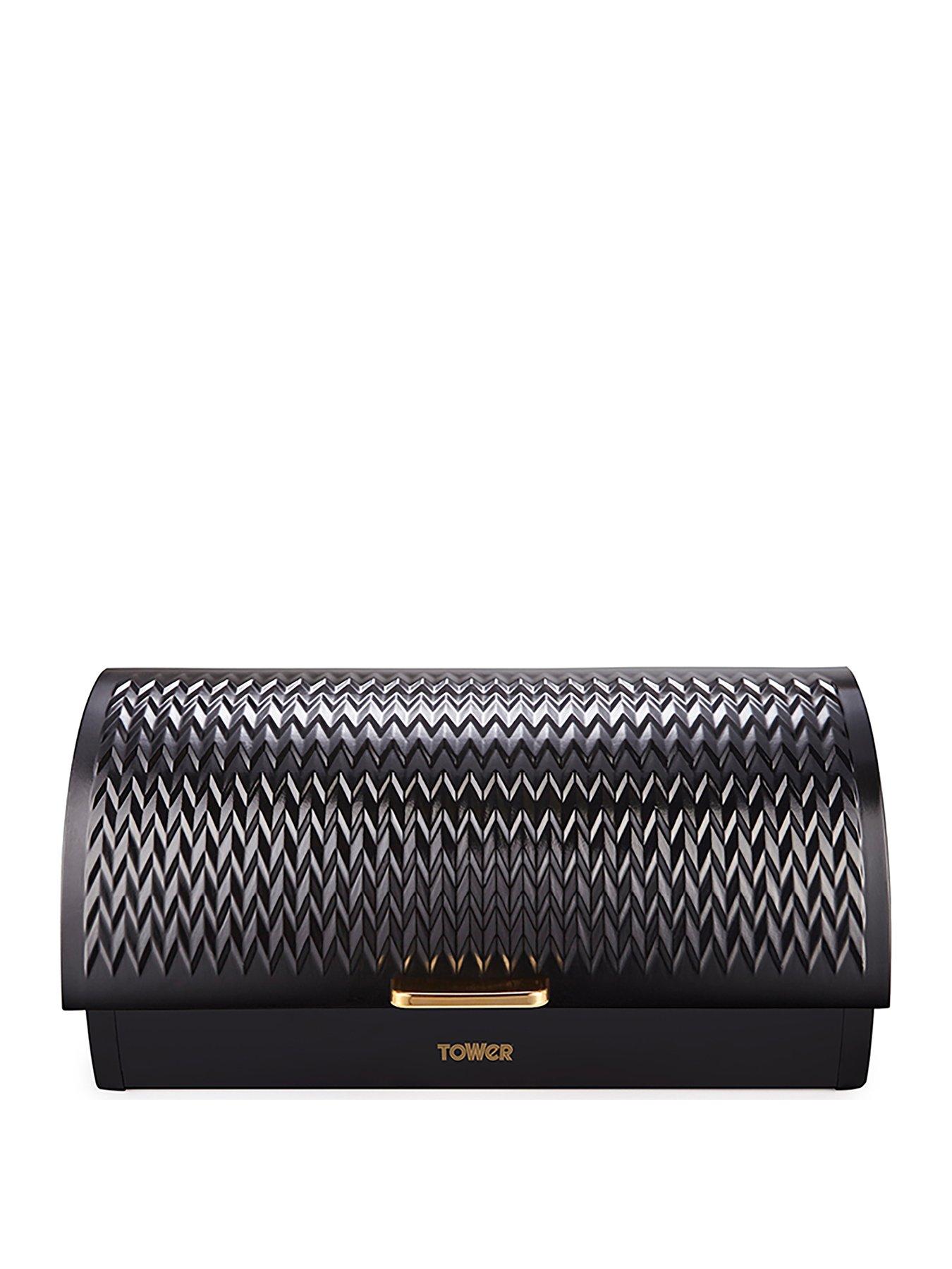 Image 1 of 6 of Tower Empire Bread Bin &ndash; Black