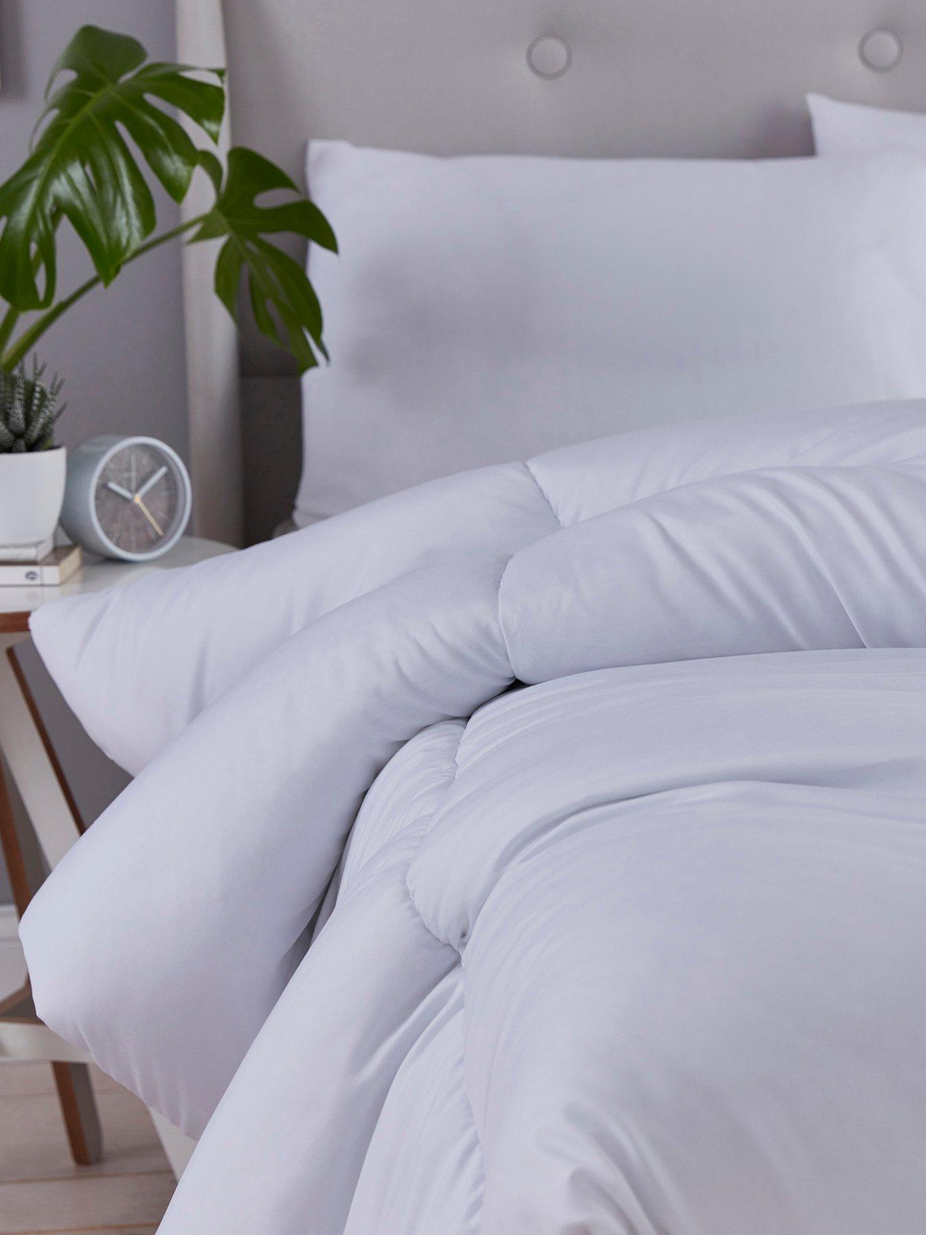 Image 2 of 2 of Silentnight Anti-Allergy 10.5 Tog Duvet, Pillow Pair and Mattress Topper Bedding Bundle - White