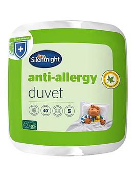 Product photograph of Silentnight Anti-allergy Single Duvet 13 5 Tog - White from very.co.uk