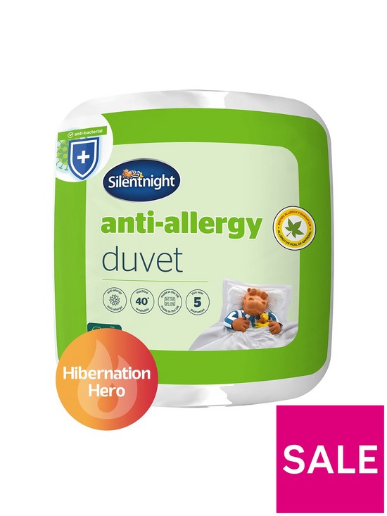 front image of silentnight-anti-allergy-single-duvet-135-tog-white