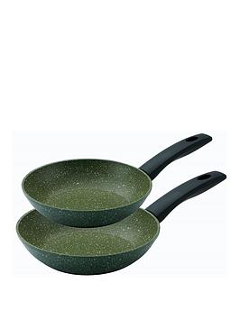 Product photograph of Prestige Non-stick Induction Frypan Twinpack Set - 20cm 24cm from very.co.uk