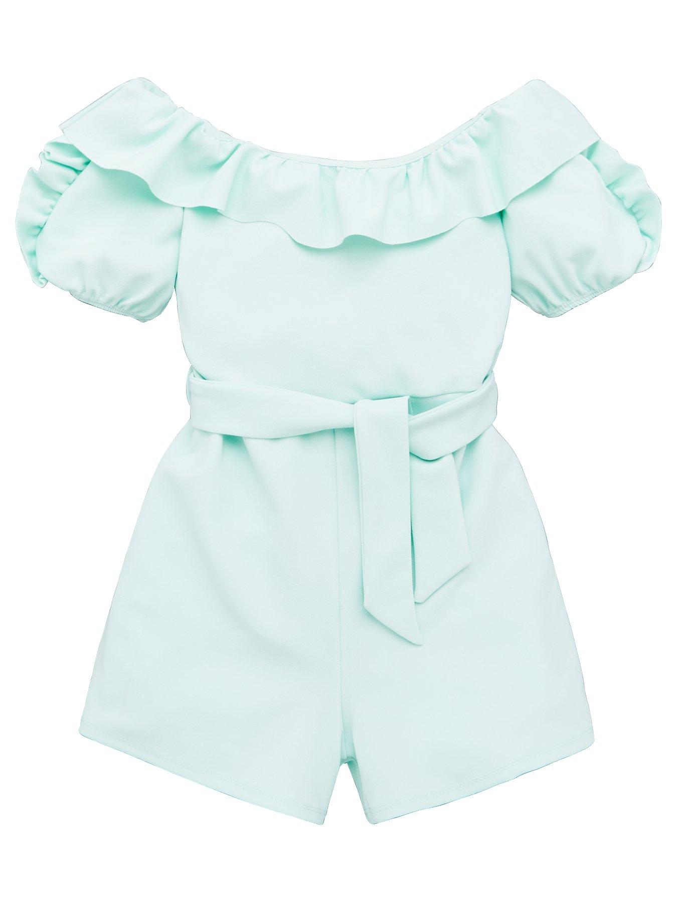 river island girls playsuit