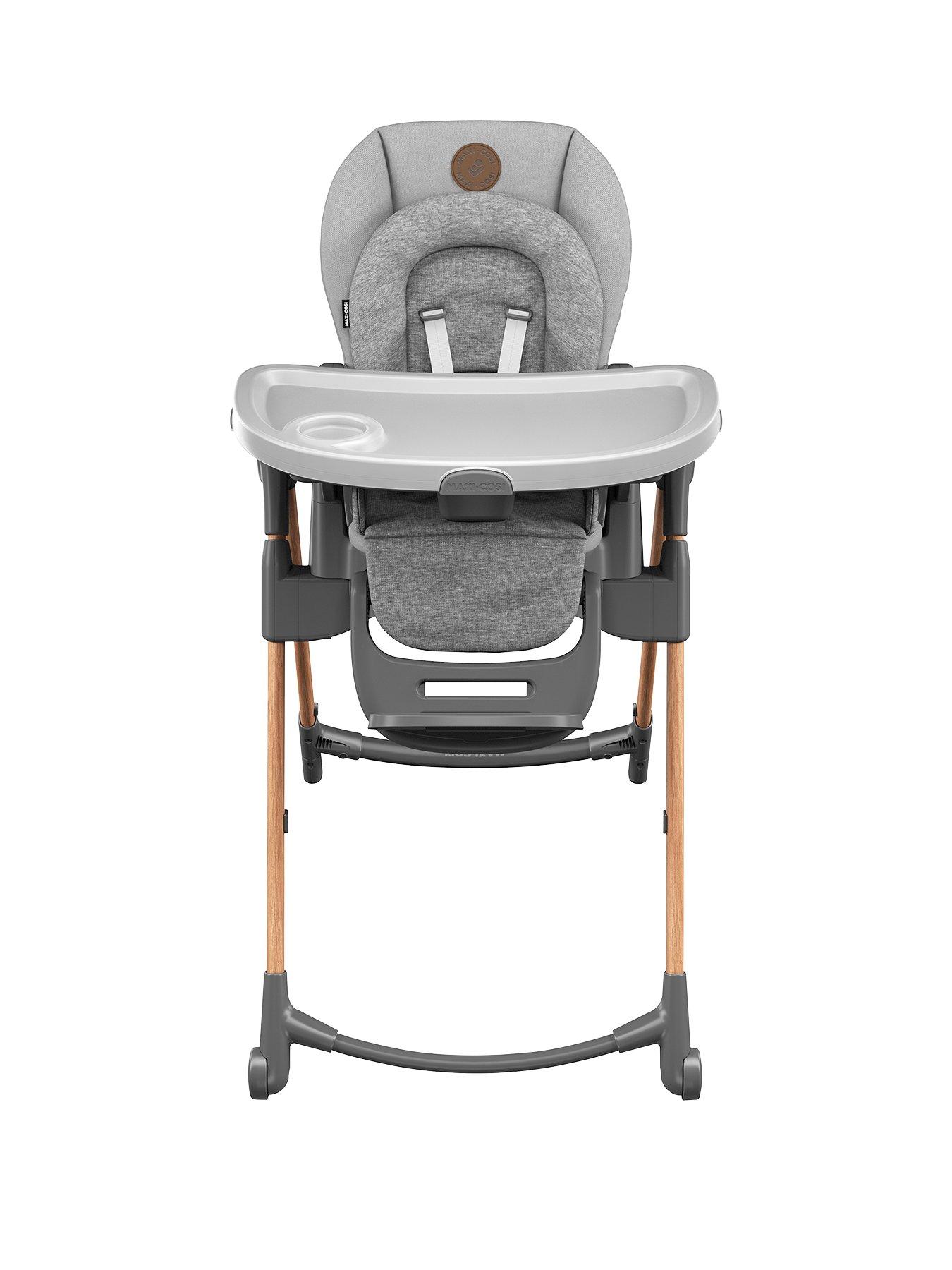 Product photograph of Maxi-cosi Minla 6 In 1 Adjustable Highchair Birth - 6 Years Essential Grey from very.co.uk