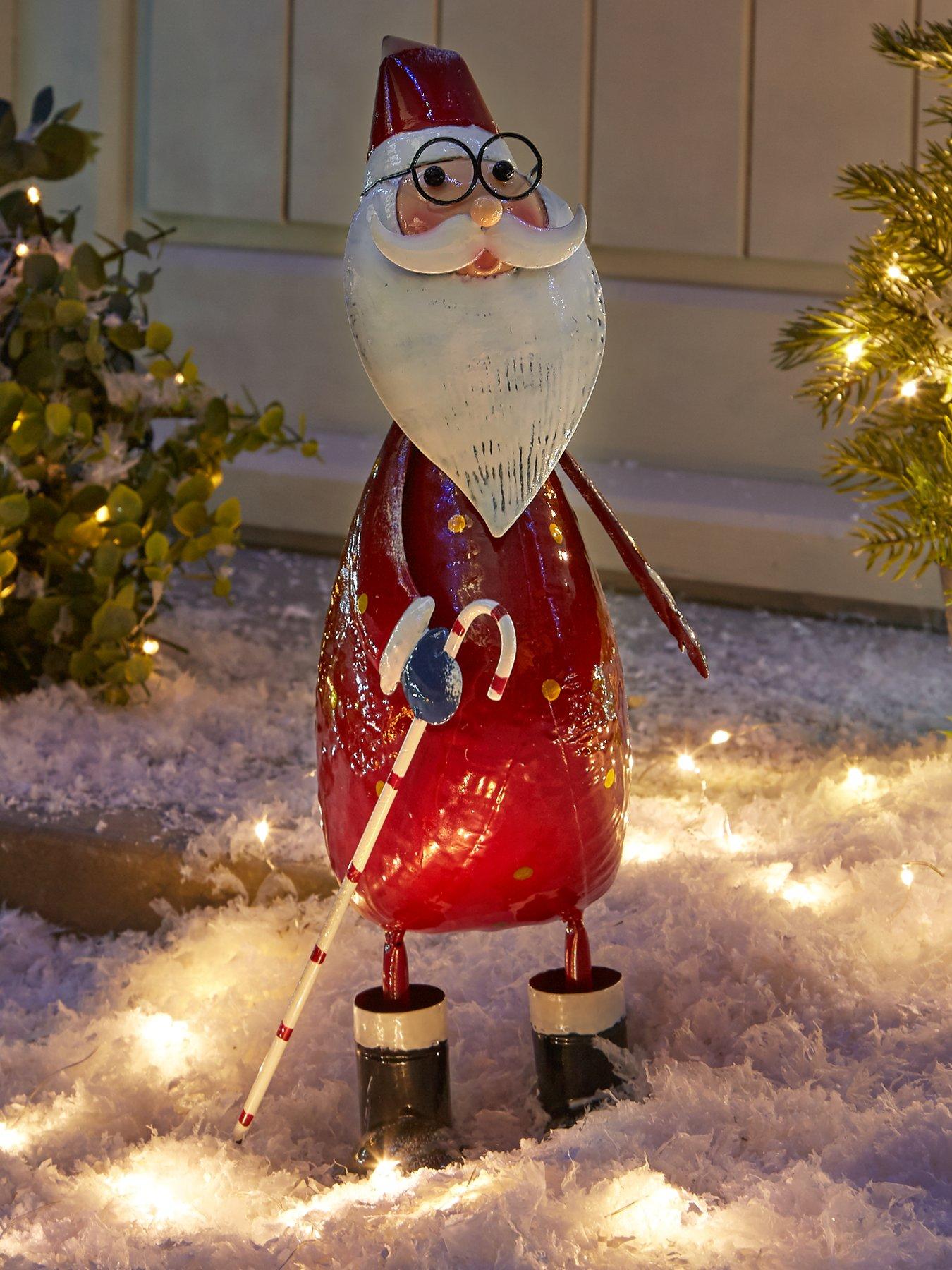 undefined Polka Santa Indoor/Outdoor Christmas Decoration (41.5cm)