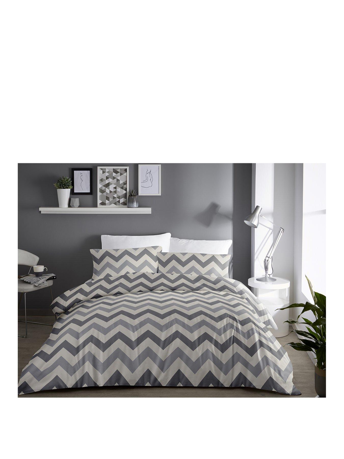 Fusion Chevron Duvet Cover Set Very Co Uk