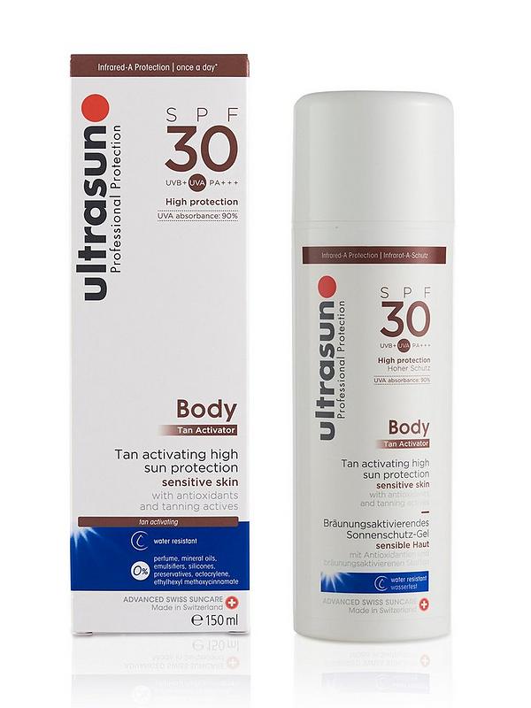 Image 3 of 3 of ultrasun Sensitive Body Tan Activator SPF30 150ml