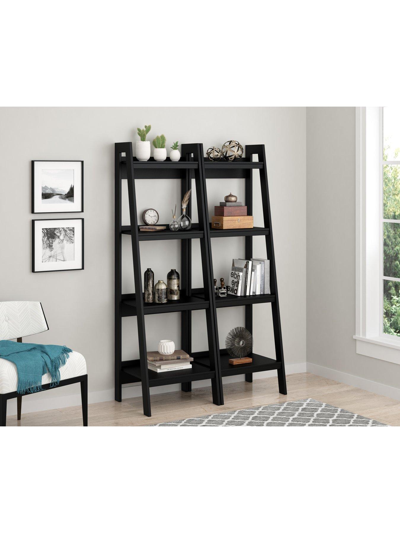 Image 1 of 4 of Dorel Home Set of 2&nbsp;Lawrence Ladder Bookcases