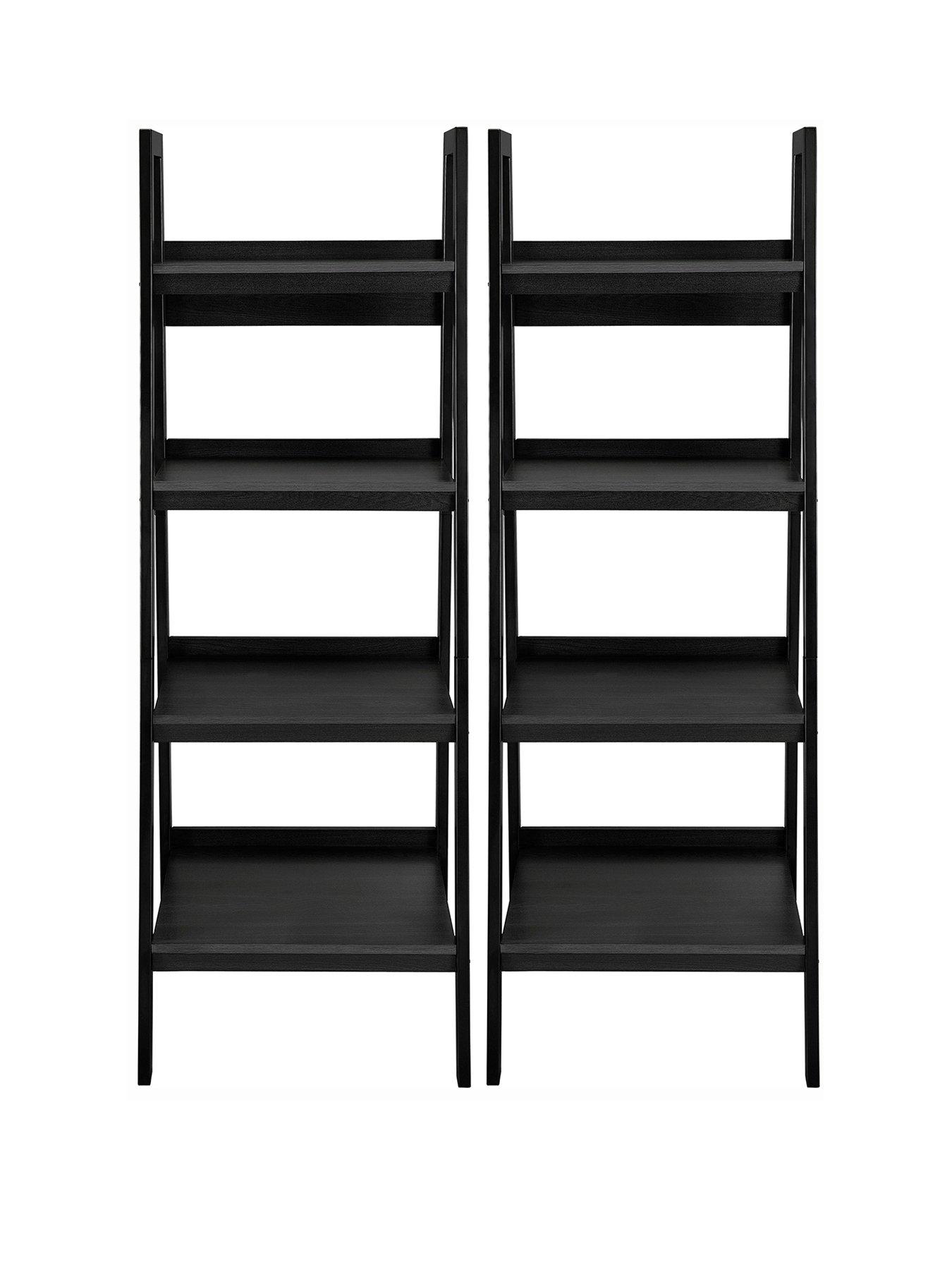 Product photograph of Dorel Home Set Of 2 Lawrence Ladder Bookcases from very.co.uk