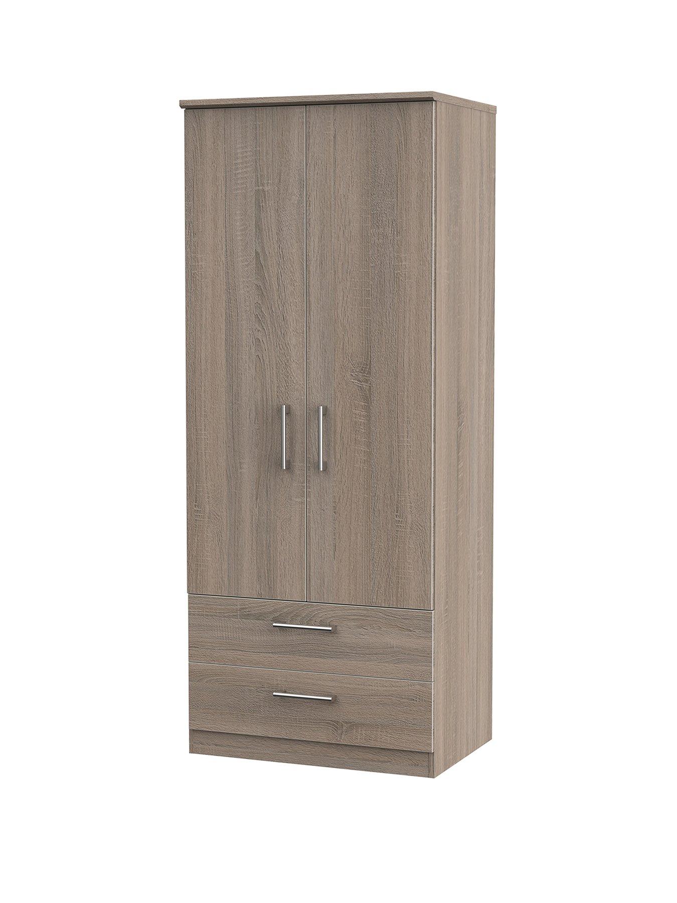 Image 3 of 7 of SWIFT Halton Ready Assembled 2 Drawer, 2 Door Wardrobe&nbsp;- FSC&reg; Certified