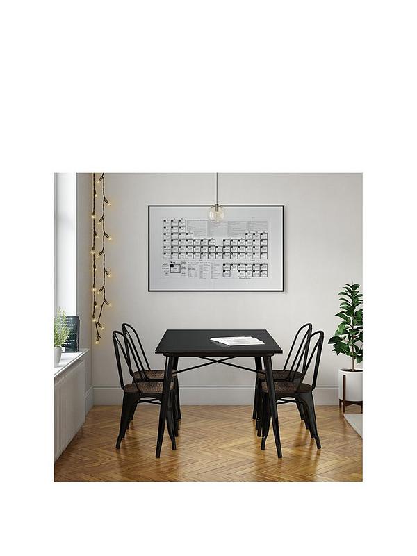Fusion 150 Cm Dining Table 4 Chairs, Fusion Dining Table