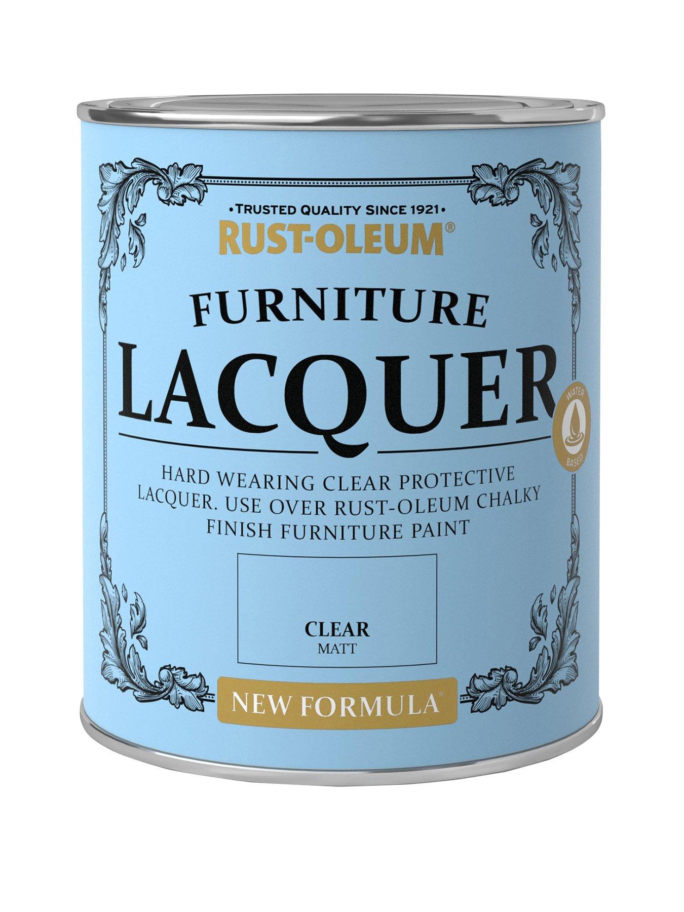 Product photograph of Rust-oleum Furniture Lacquer 750ml from very.co.uk