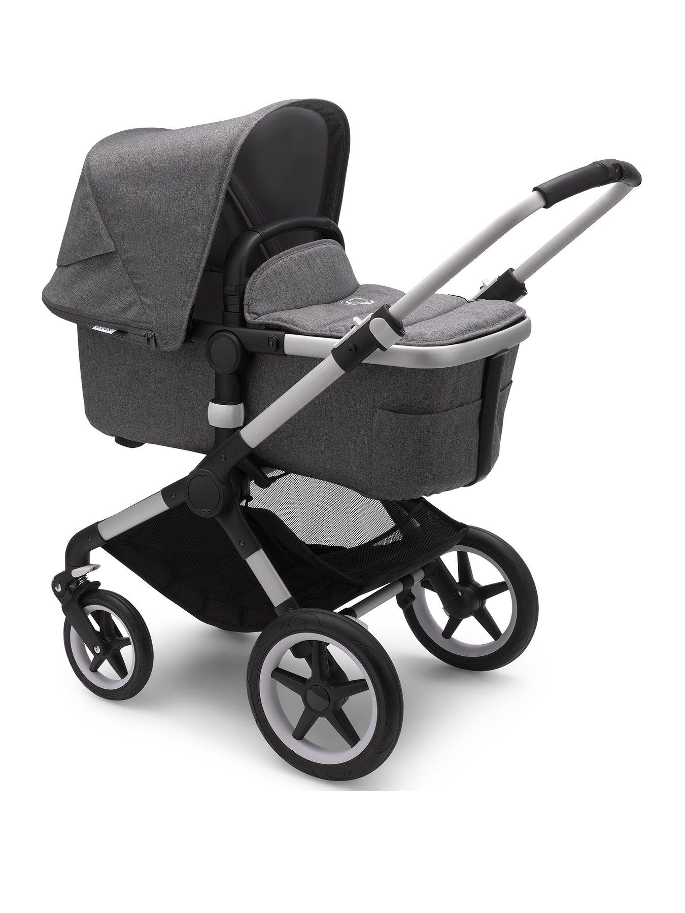 Bugaboo Fox 2 Complete Pushchair - Aluminium/Grey Melange