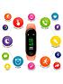 tikkers-activity-tracker-kids-watchnbspdigital-dial-pink-silicone-strapnbspback