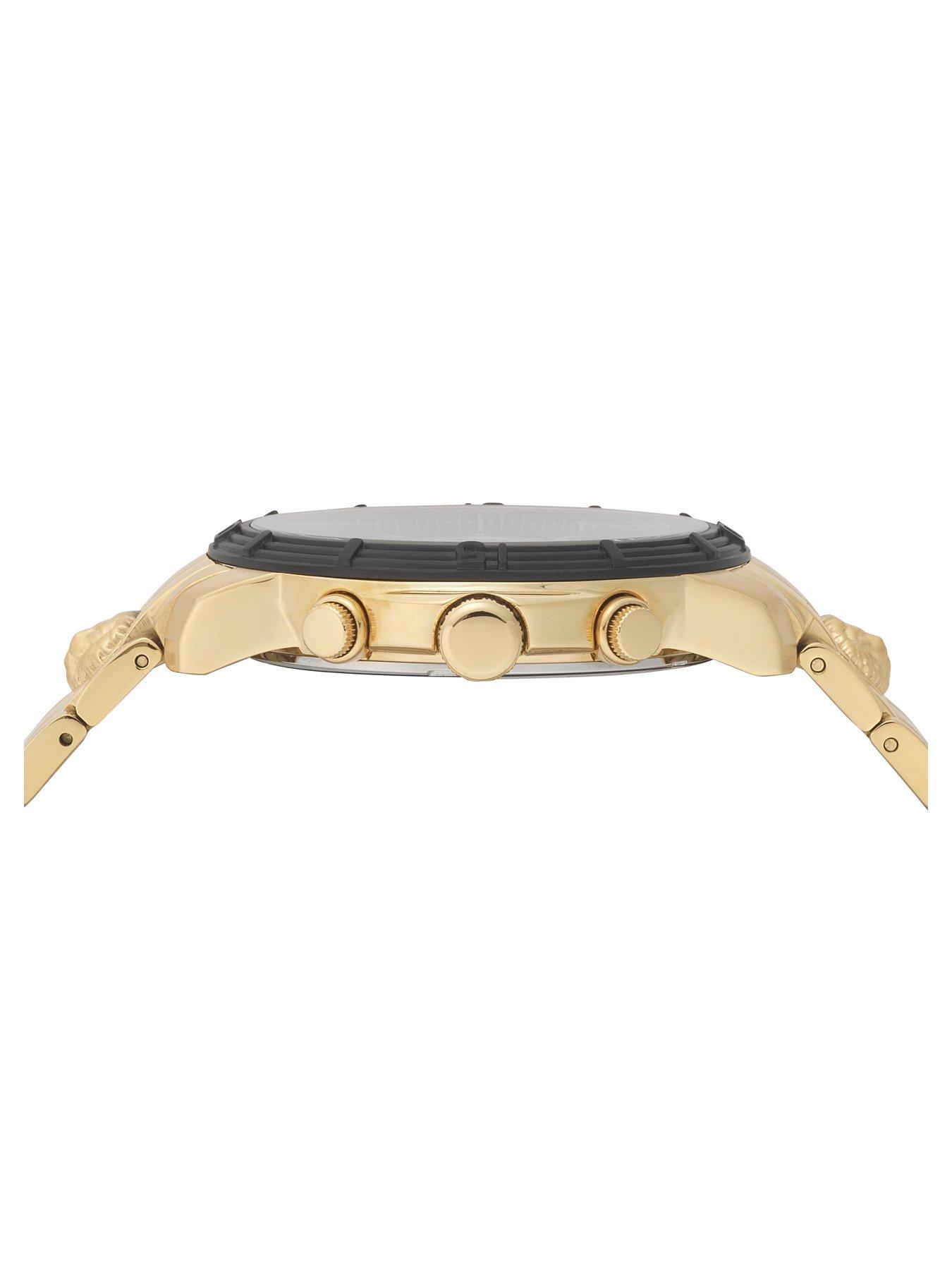 Versus Versace Versus Versace Black Chronograph Dial Gold