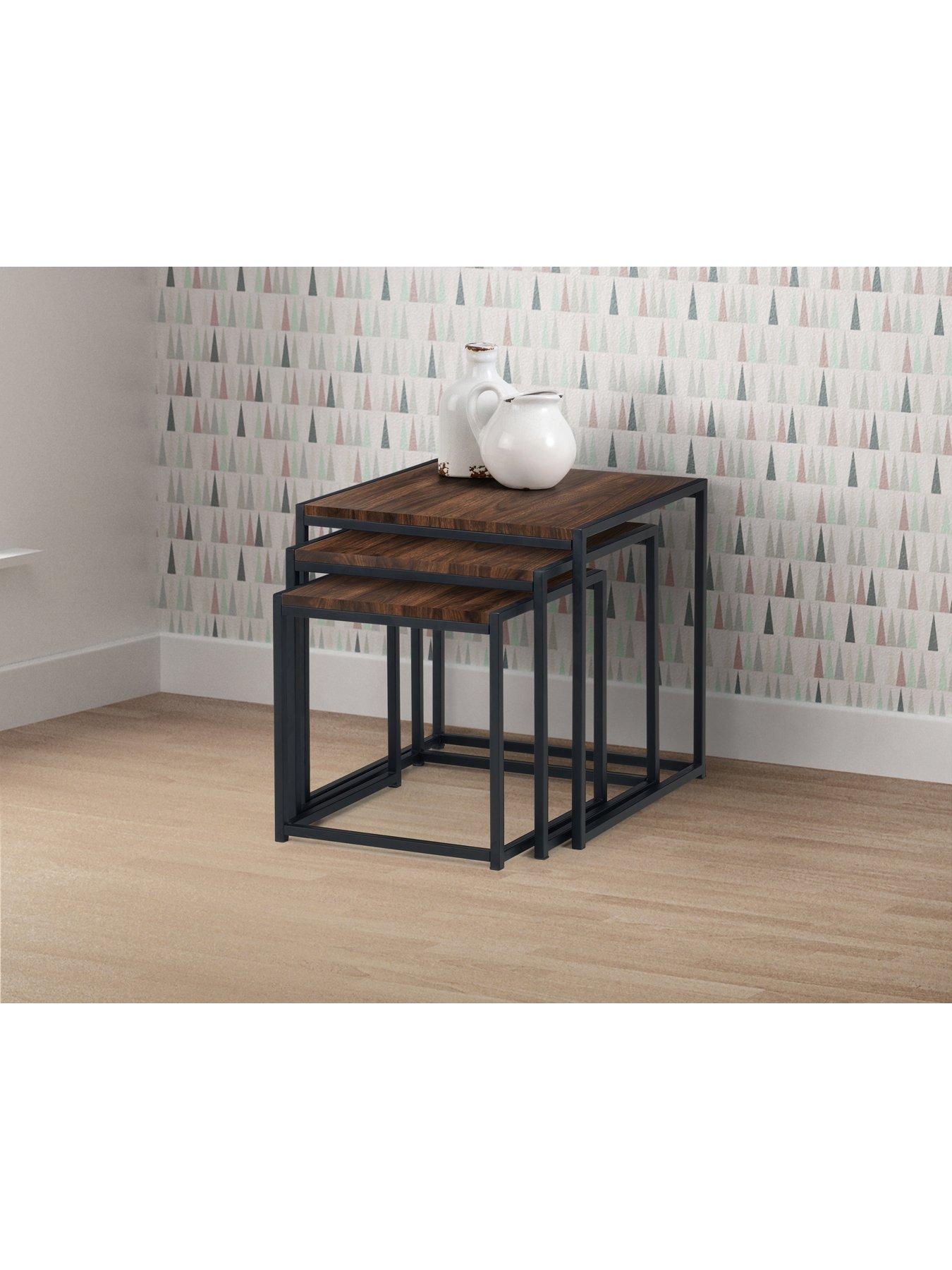 undefined Tribeca Nest of 3 Tables in Walnut