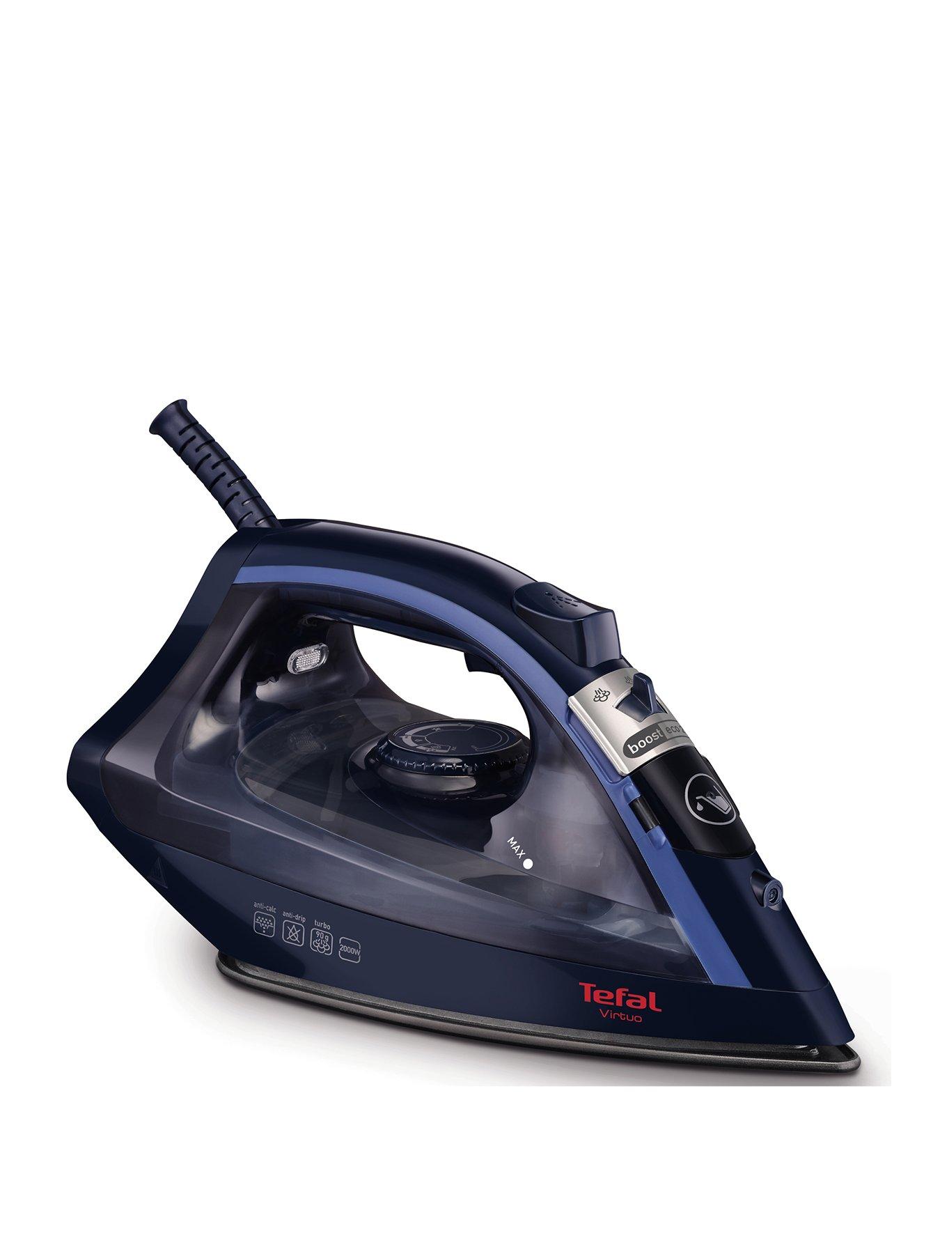 Product photograph of Tefal Steam Iron 200ml Virtuo Fv1713 from very.co.uk