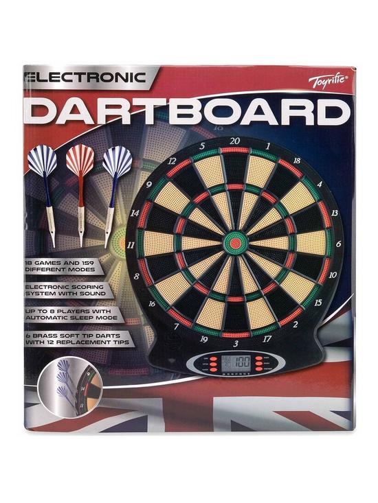 stillFront image of toyrific-electronic-dart-board-with-6-soft-tip-darts