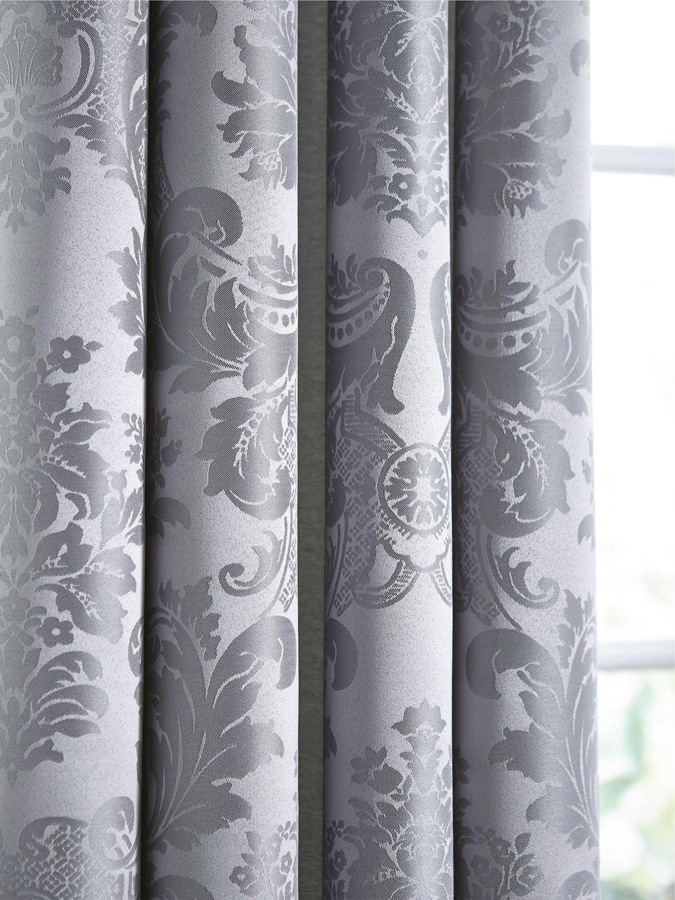 Damask curtains clearance