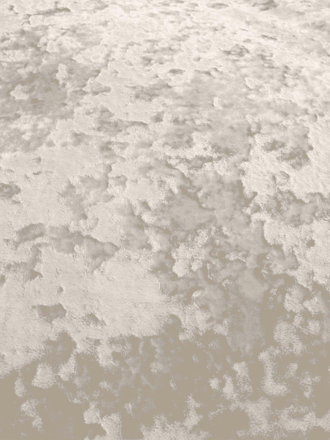 Image 4 of 5 of Catherine Lansfield Crushed Velvet Duvet Cover Set - Natural