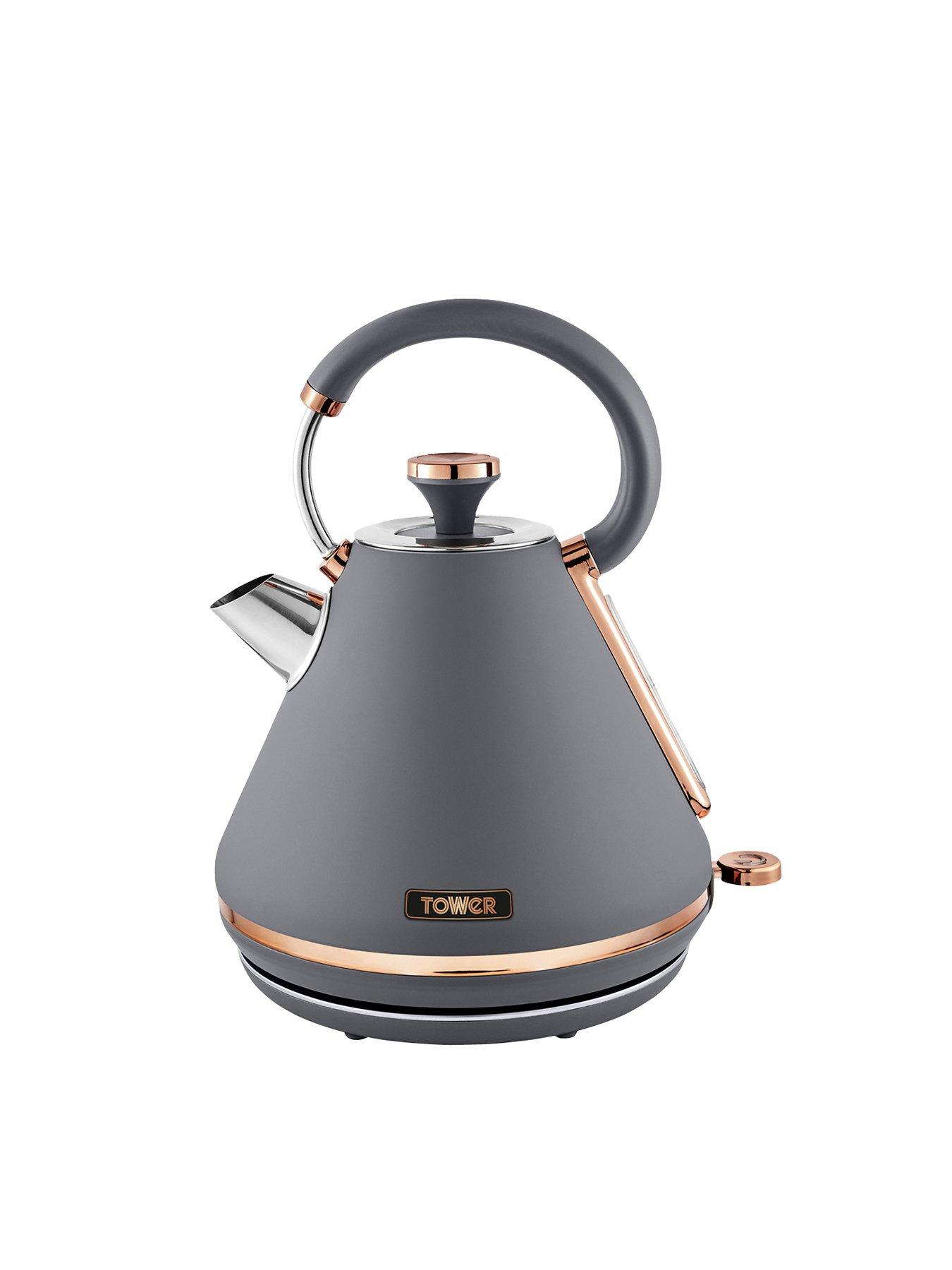 Russell Hobbs Hourglass Black Glass Kettle - 26080