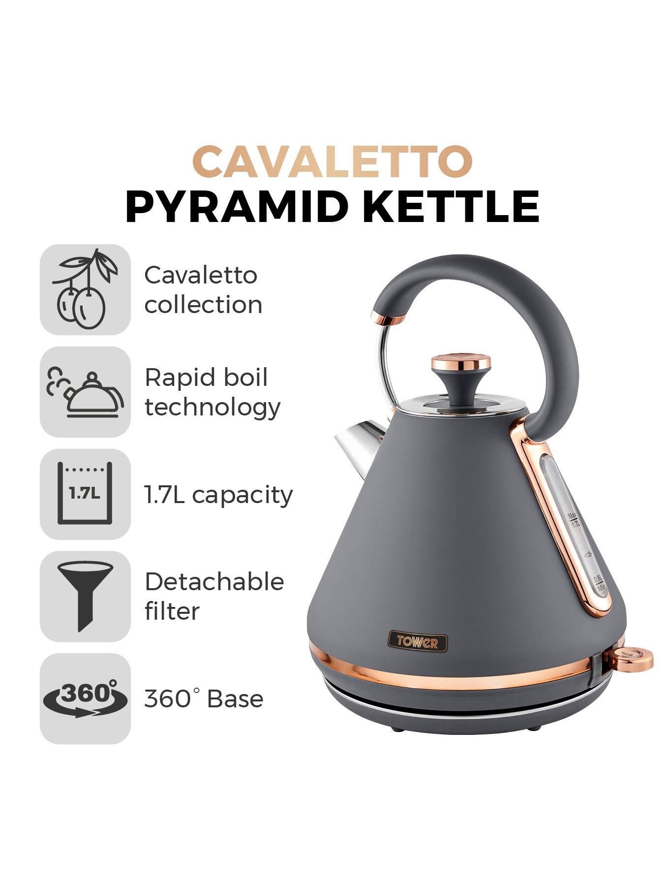 Copper outlet pyramid kettle