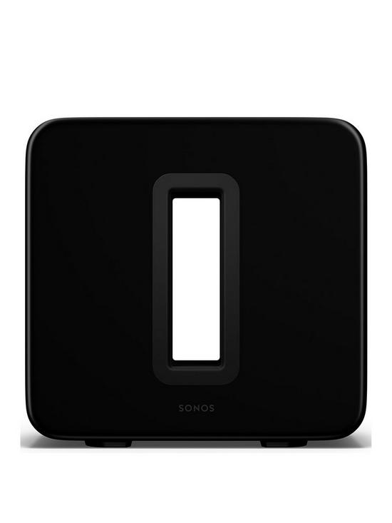 front image of sonos-sub-gen3-subwoofer-wireless-black