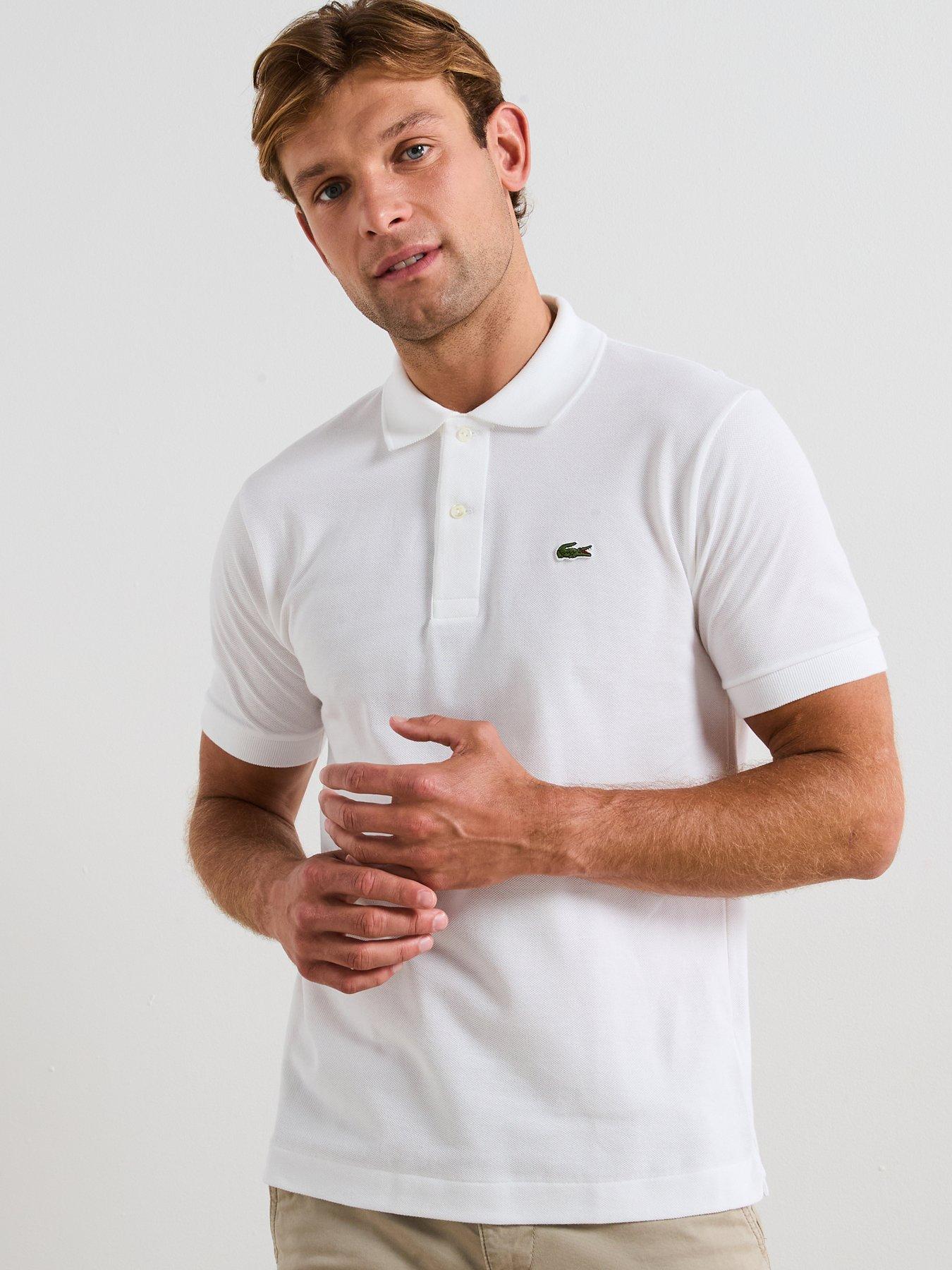 Lacoste L12.12 Classic Fit Piqué Polo Shirt - White