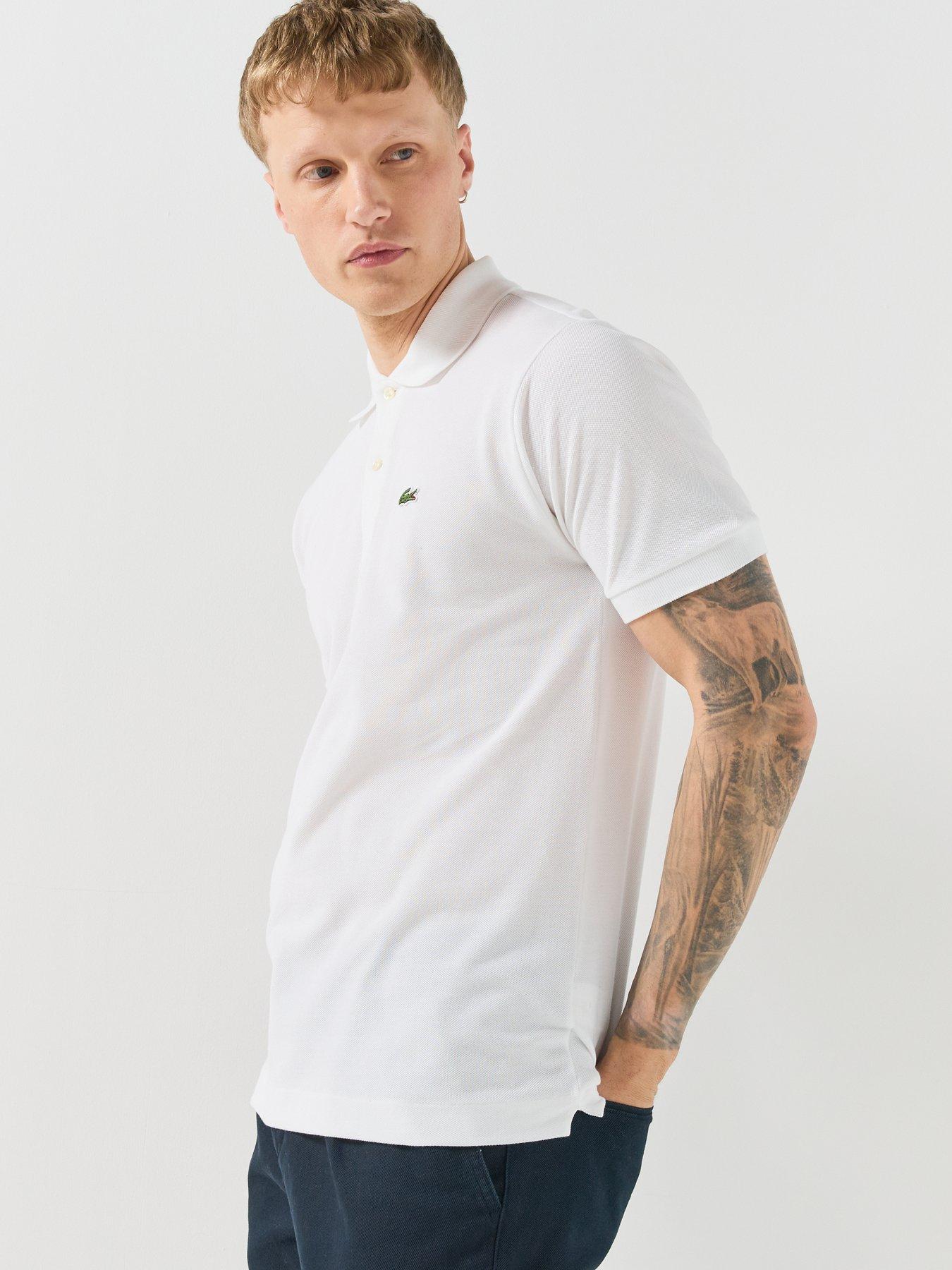 Image 5 of 6 of Lacoste L12.12 Classic Fit Piqu&eacute; Polo Shirt - White