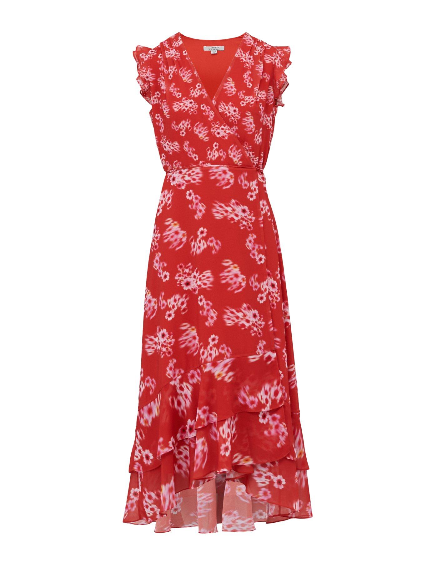 red wrap dress uk