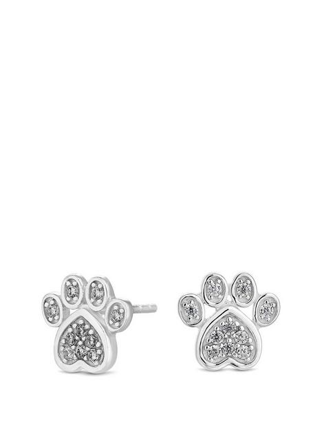 simply-silver-cubic-zirconia-paw-print-stud-earrings
