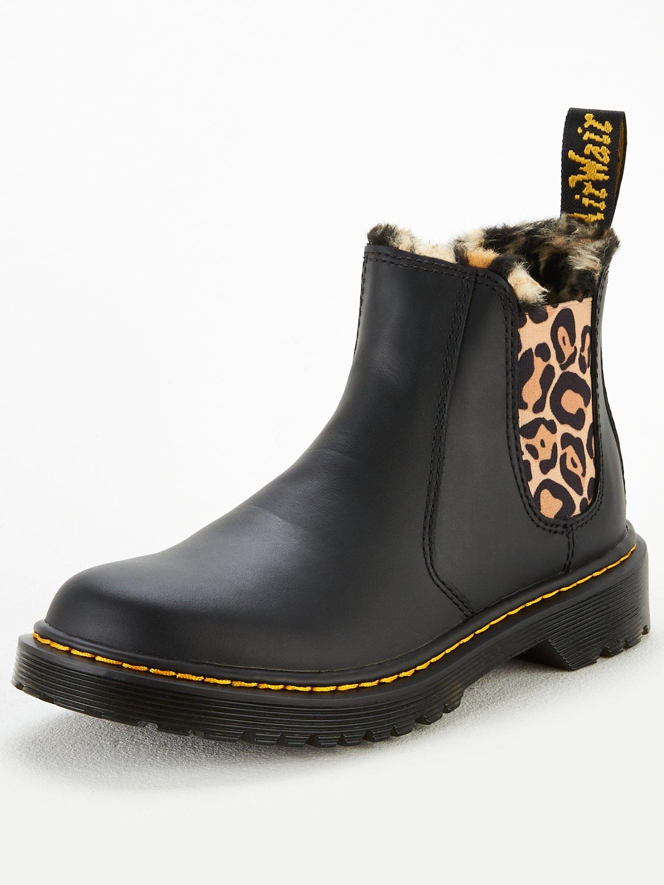dr martens boots with fur inside