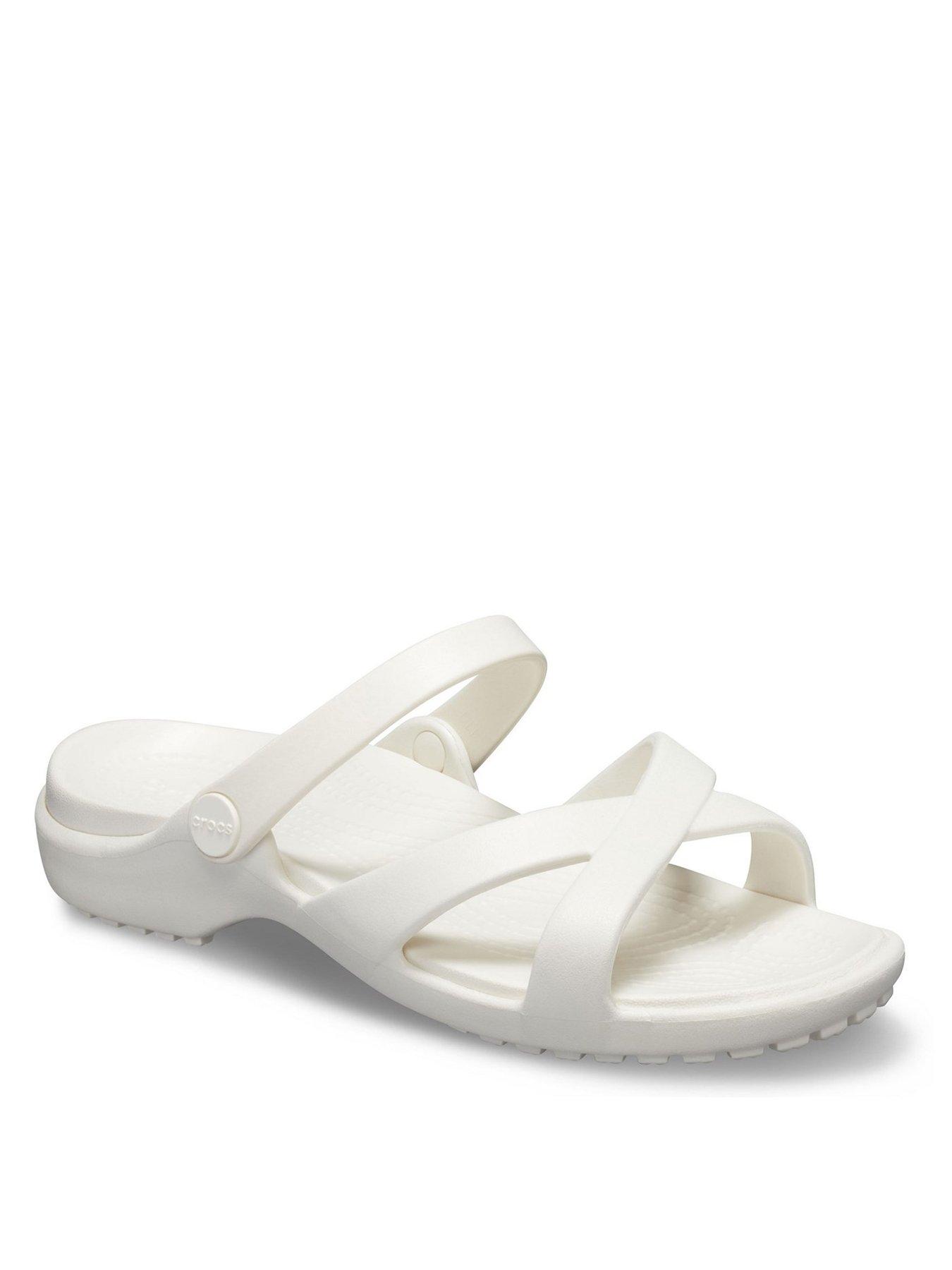 crocs meleen women's slide sandals