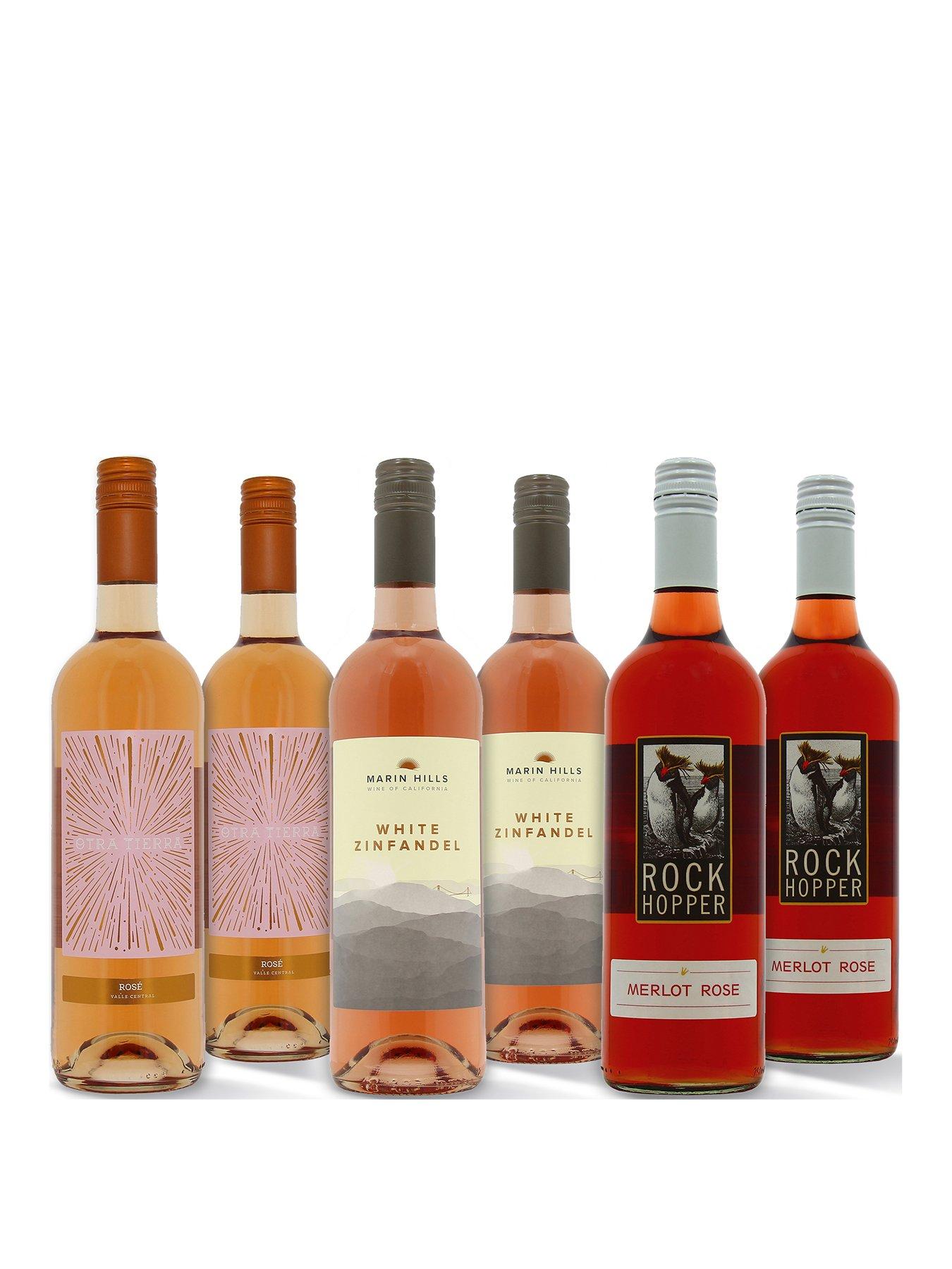 Product photograph of Mixed Case Of Rose Wines from very.co.uk